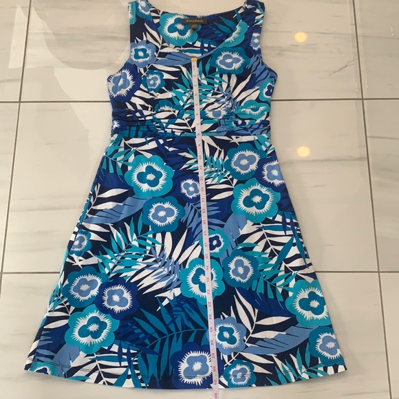 Tommy Bahama V-Neck Tropical Floral Print Dress - Picture 6 of 7